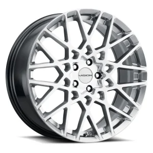 Vision Wheel Street Designs – 474 RECOIL – Silver – 17″x8″ 38mm – All weather Wheels – 474-7831HS38